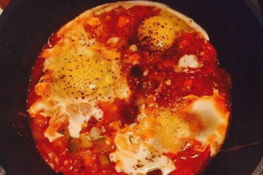 Рецепт шакшуки с лечо