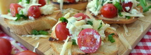 яичница-болтунья с сыром джюгас на хрустящих тостах. Шаг 6