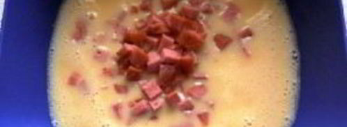 яичница на кефире. Шаг 3