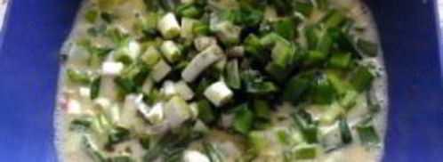 яичница на кефире. Шаг 4