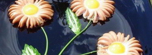 яичница ромашки. Шаг 4