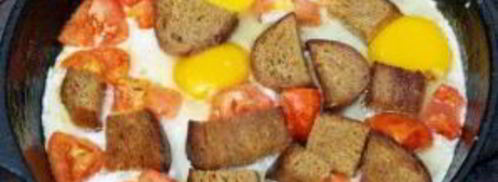 яичница с гренками. Шаг 4