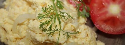 яичница с луком. Шаг 5