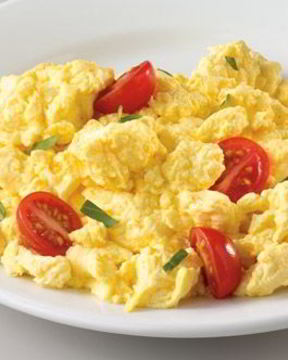 Яичница с молоком