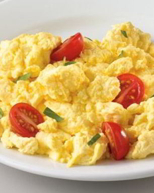 Яичница с молоком