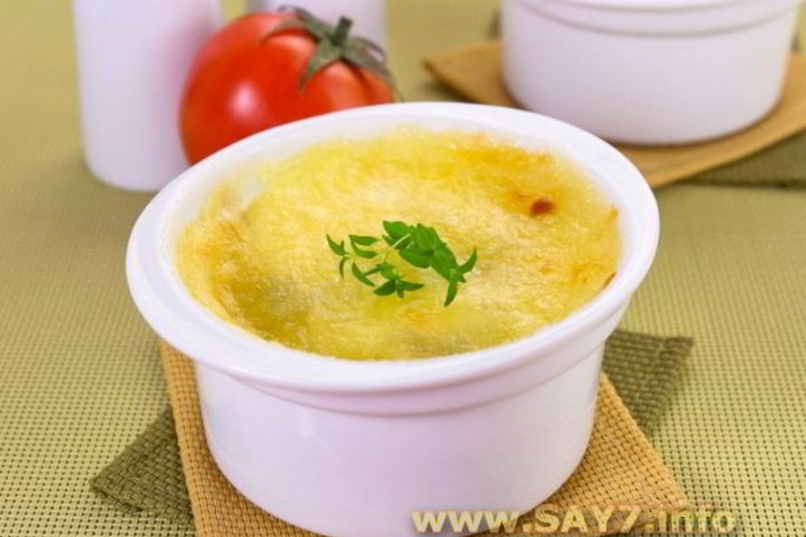 Рецепт яичницы с помидорами и моцареллой