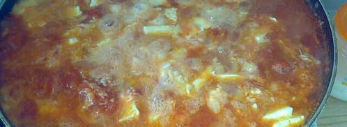 яичница с помидорами и сыром. Шаг 3