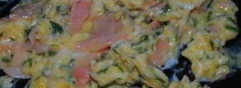 яичница с семгой. Шаг 6