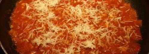 яичница с томатами uova al pomodoro. Шаг 3