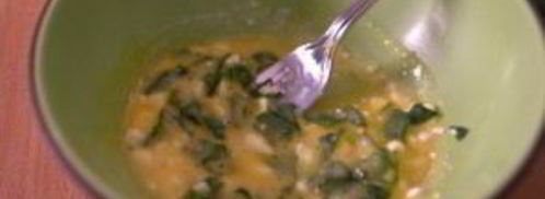 яичница с творогом. Шаг 2