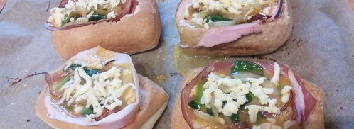 яичница в булочке. Шаг 4