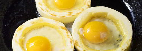 яичница в кабачке. Шаг 5