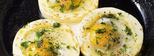 яичница в кабачке. Шаг 6