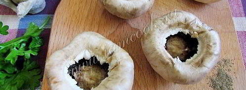 яичница в шампиньонах. Шаг 3