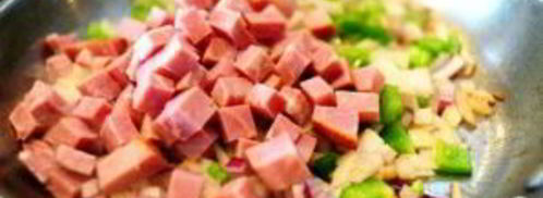 яичница восход солнца. Шаг 2