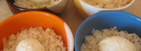 яйца с рисом, запеченные в соусе из шампиньонов. Шаг 8