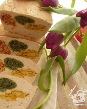 Яркий куриный хлебец