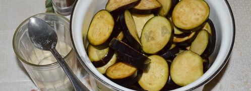 закуска баклажаны острые с чесноком. Шаг 3