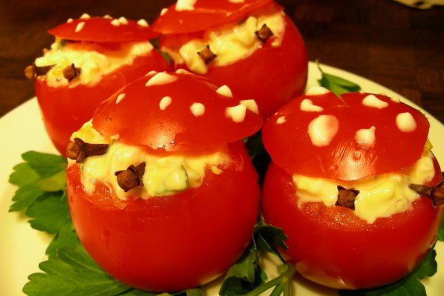 Рецепт закуски божья коровка