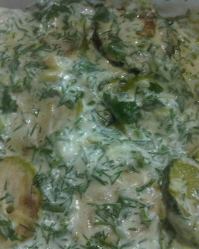 Закуска из кабачков