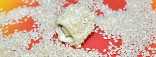 закуска из маслин в слоеном тесте. Шаг 3