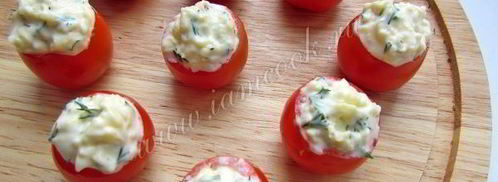 закуска из помидоров с чесноком и сыром. Шаг 8