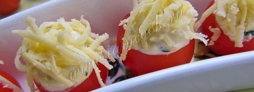 закуска из помидоров с чесноком и сыром. Шаг 10