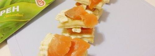 закуска из семги и сыра. Шаг 11