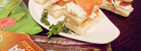 закуска из семги и сыра. Шаг 14