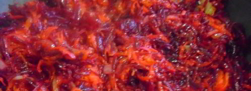 закуска из свеклы и фасоли. Шаг 2