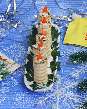 Закуска Новогодние свечи