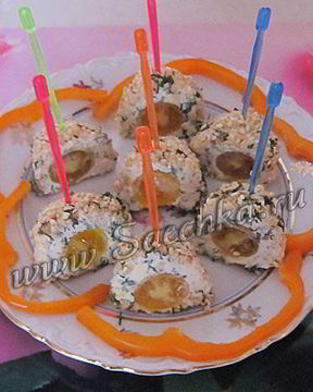 Закуска с помидорами черри