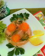 Заливное из семги