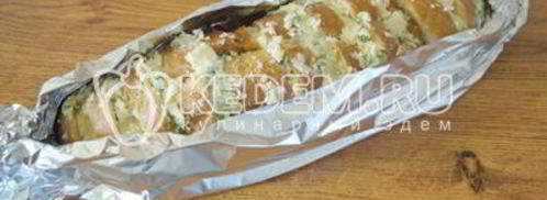 запеченный батон. Шаг 4