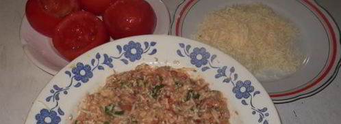 запеченные помидоры с горбушей. Шаг 6