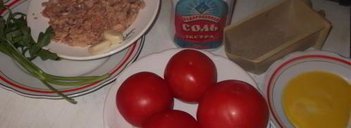 запеченные помидоры с горбушей. Шаг 9