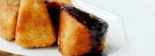 жареный сулугуни с яйцом. Шаг 3