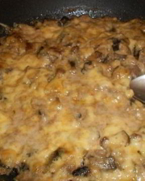 Жульен из говядины с грибами