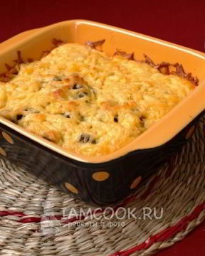 Жульен из шампиньонов