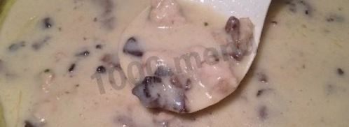 жульен с картошкой курицей и грибами. Шаг 3