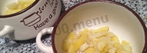 жульен с картошкой курицей и грибами. Шаг 5