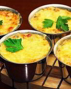 Жульен с курицей и грибами