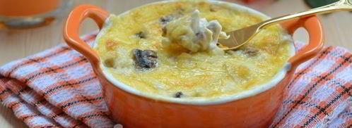 жульен с курицей и шампиньонами в духовке. Шаг 14