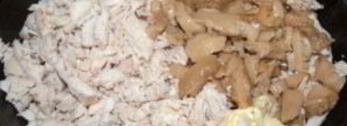 жульен в блинных мешочках. Шаг 2