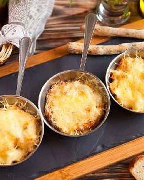 Жюльен с креветками и кукурузой