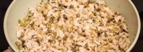 жюльен с курицей и грибами. Шаг 7