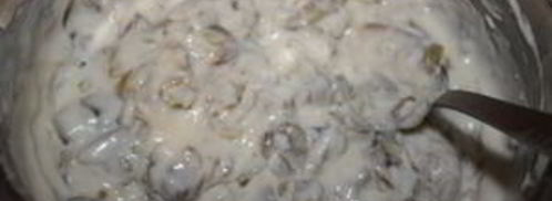 жюльен с мидиями и креветками. Шаг 5