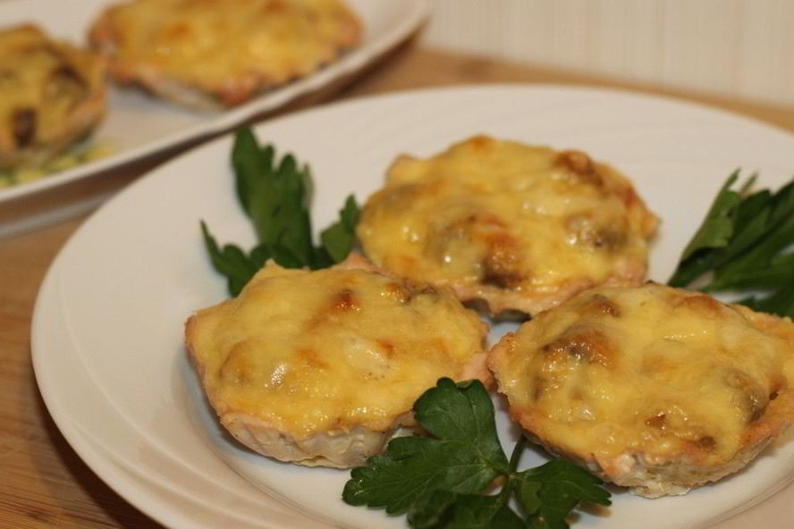 Рецепт жюльена в корзиночках из куриного филе