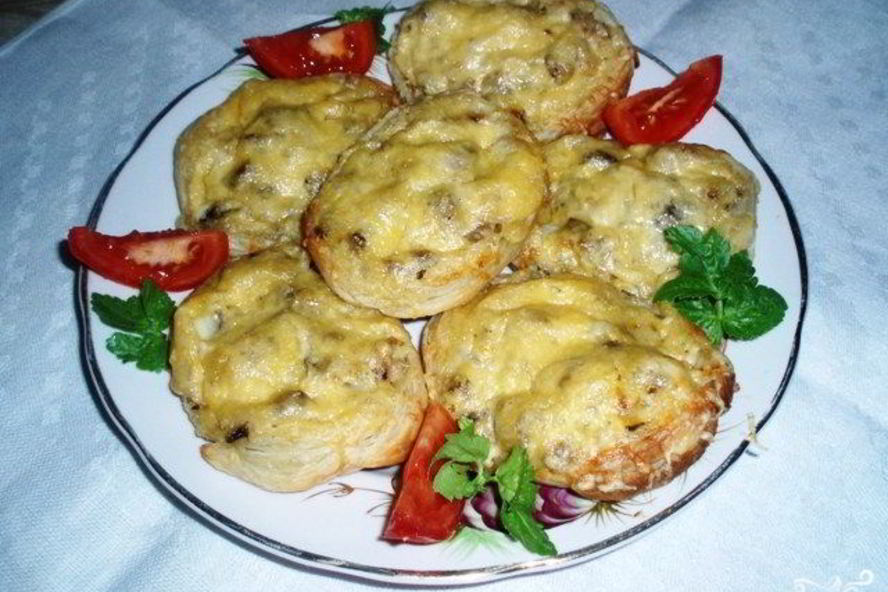 Рецепт жюльена в слоеном тесте